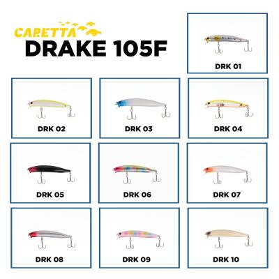 Caretta Drake 105 F 10.5cm 16gr Floating Maket Yem