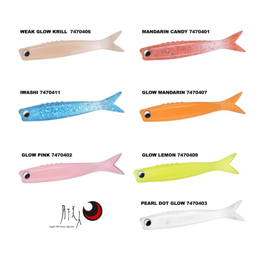 Daiwa Gekkabijin Chibi Roll 4.3cm Lrf Silikon Yem - 1