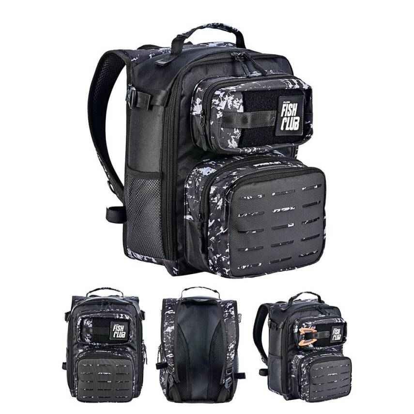Fujin ProAji Back Pack Black Camo Balıkçı Sırt Çantası - 2