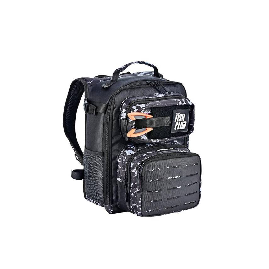 Fujin ProAji Back Pack Black Camo Balıkçı Sırt Çantası - 4