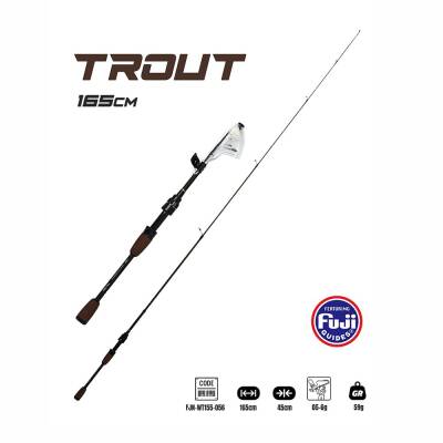 Fujin Trout 165cm 0.5-6gr Teleskopik Spin Kamışı