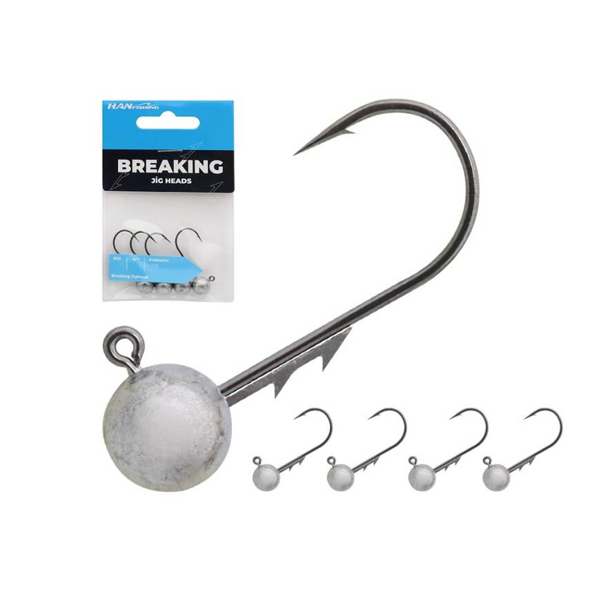 Hanfish Breaking Ball Head TPE Kaydırmaz Jighead - 1