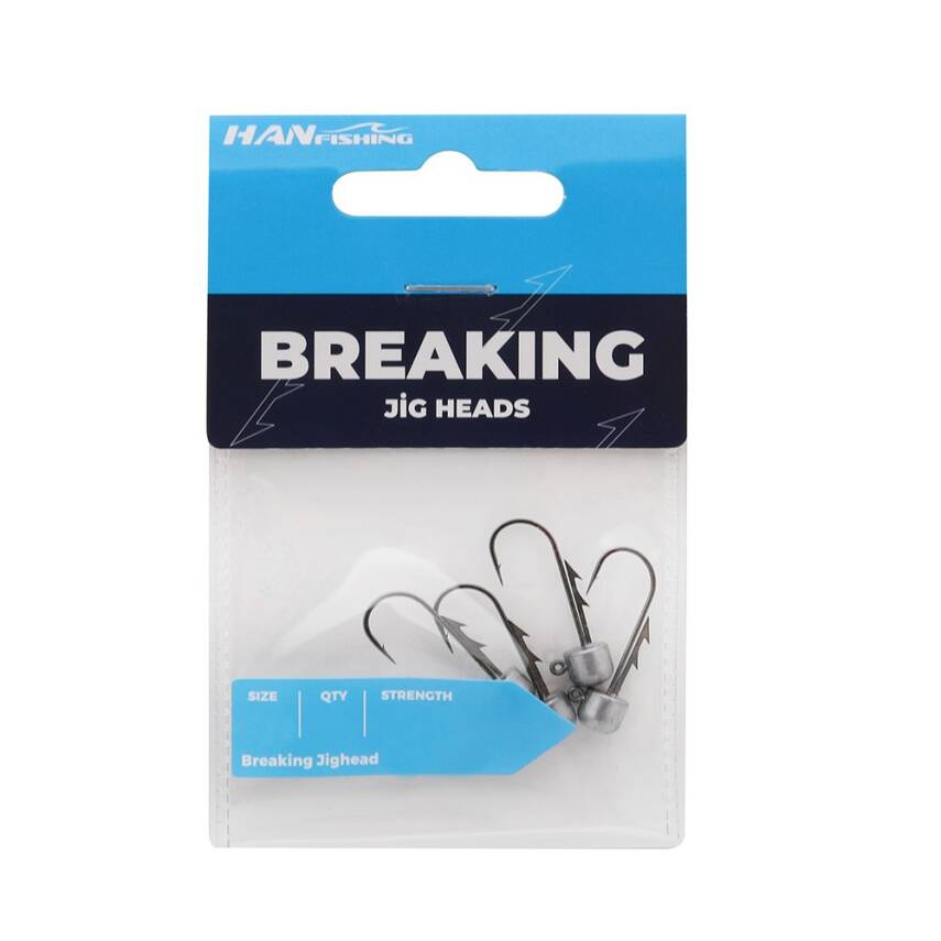 Hanfish Breaking Mushroom Head TPE Kaydırmaz Jighead - 3