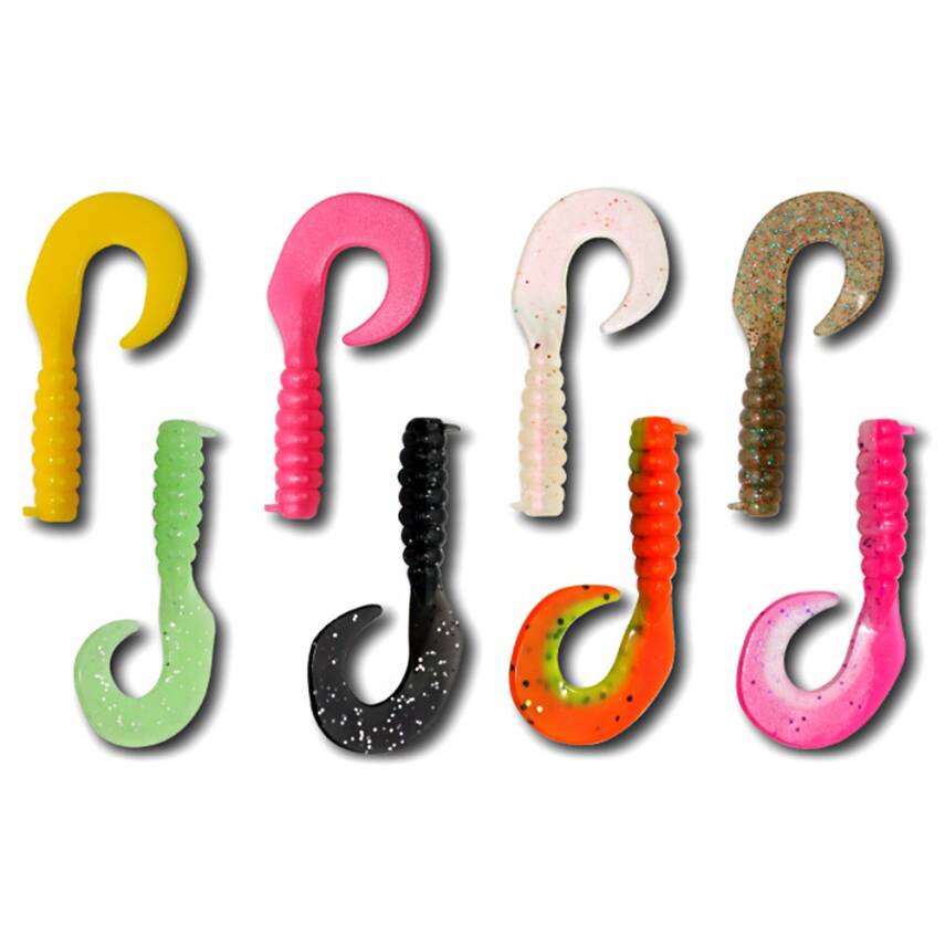 Hanfish Gurt 4.5cm LRF Silikon Yem Karışık Renk Paketi - Mix 1 - 3