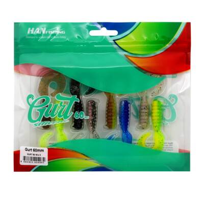 Hanfish Gurt 6cm LRF Silikon Yem Karışık Renk Paketi - Mix 3