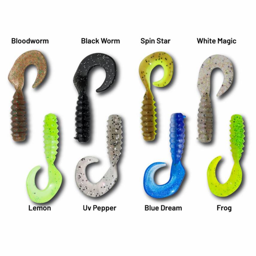 Hanfish Gurt 6cm LRF Silikon Yem Karışık Renk Paketi - Mix 3 - 2