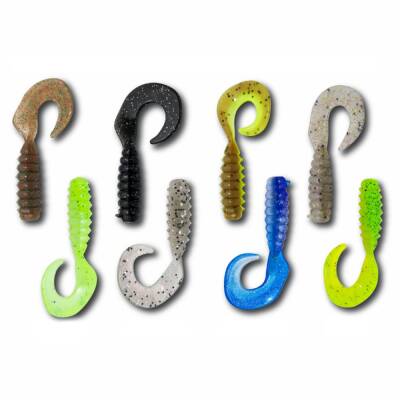 Hanfish Gurt 7cm LRF Silikon Yem Karışık Renk Paketi - Mix 3 - 3