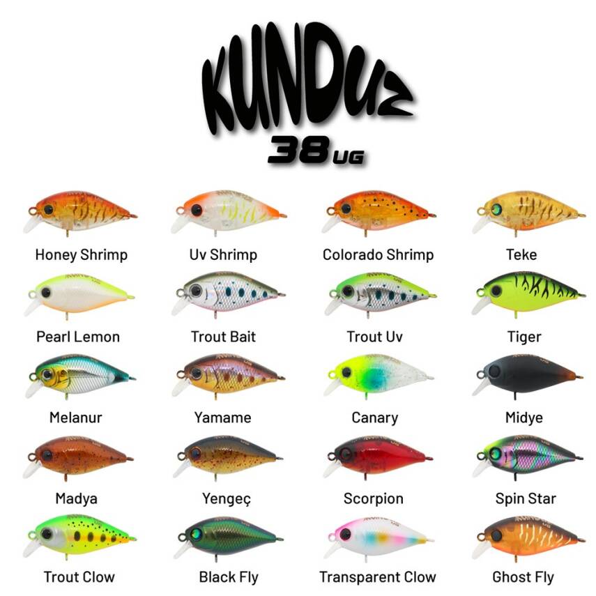 Hanfish Kunduz UG 38mm 4gr LRF Maket Yem - 1