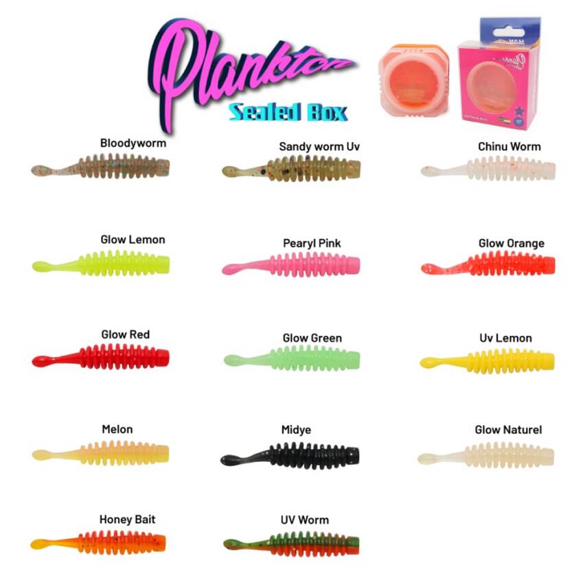 Hanfish Plankton 3cm Sızdırmaz Kutulu Lrf Silikon Yem - 1