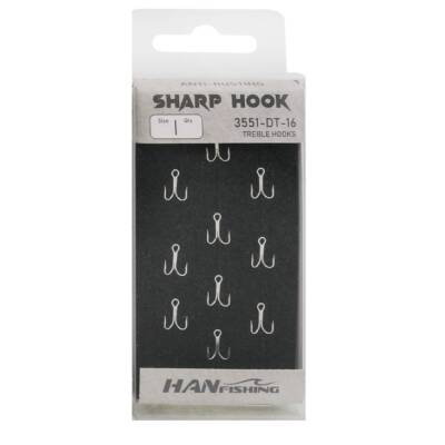 HanFish Sharp Hook 3551 DT Üçlü İğne