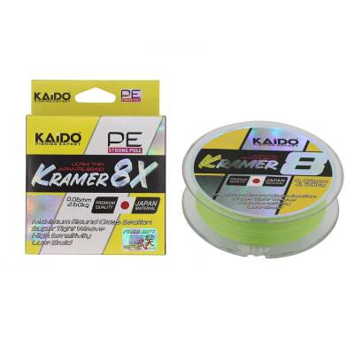 Kaido Kramer Japan 8x 250m Lime Green İp Misina - 2