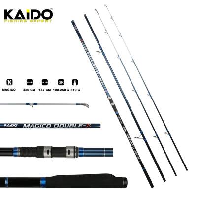 Kaido Magico Double-X 420cm 100-250gr 3 Parça Surf Olta Kamışı - 2