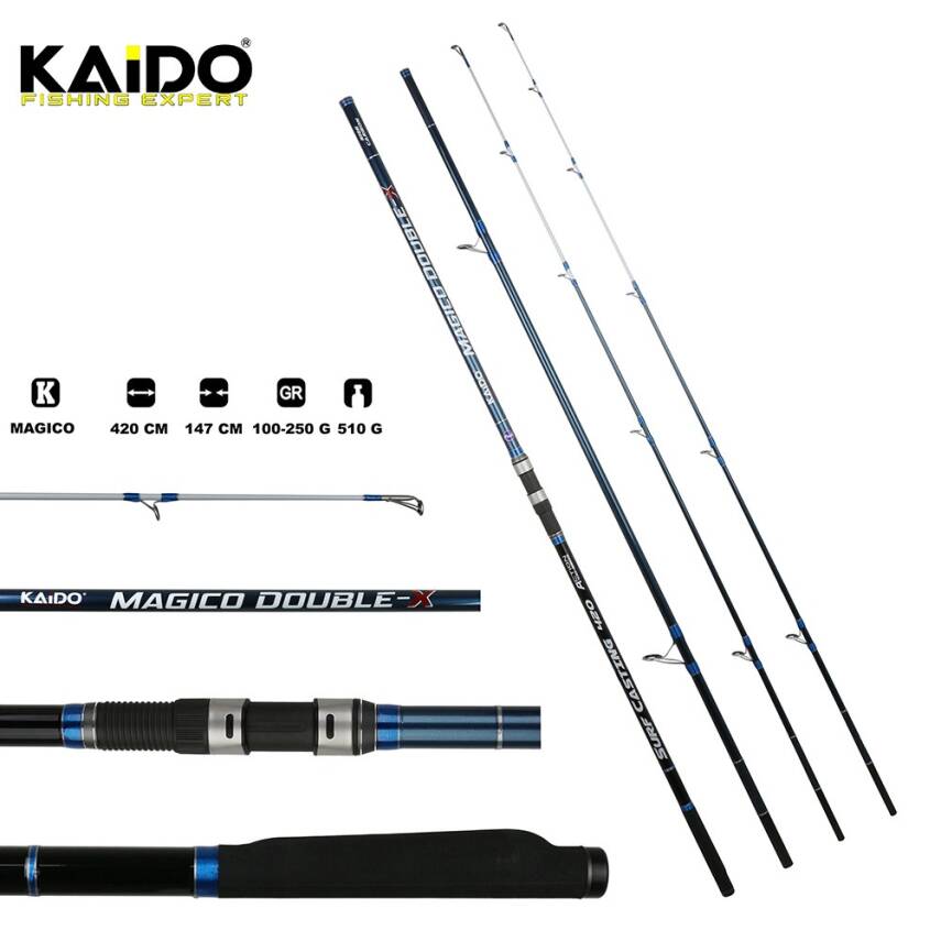 Kaido Magico Double-X 420cm 100-250gr 3 Parça Surf Olta Kamışı - 2