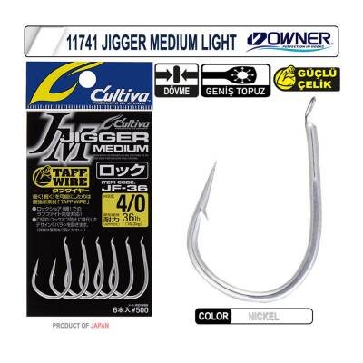Owner Cultiva 11741 Jigger Medium Light Olta İğnesi