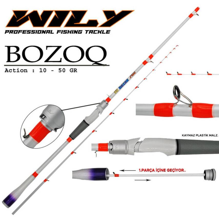 Portfish Bozoq 150cm 10-50gr Tekne-Bot Kamışı - 2
