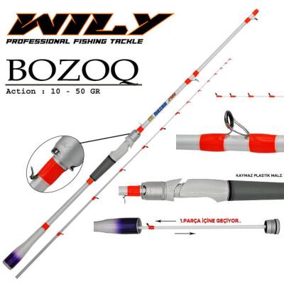 Wily Portfish Bozoq 180cm 10-50gr Tekne-Bot Kamışı - 2