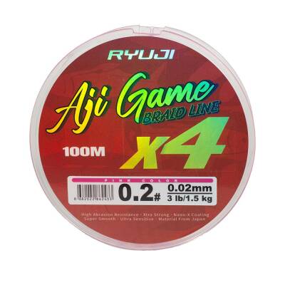 Ryuji Aji Game 4X 100mt Pink İp Misina 