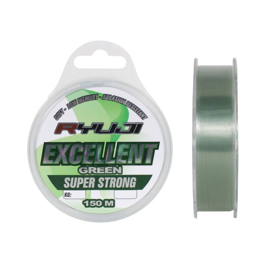 Ryuji Excellent 150mt Green Monofilament Misina - 1