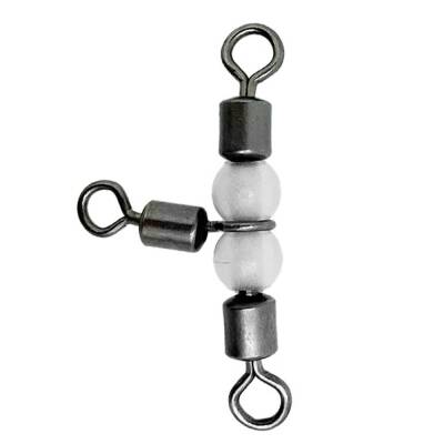 Albastar Boncuklu Inox Üçlü Fırdöndü - No:1*2