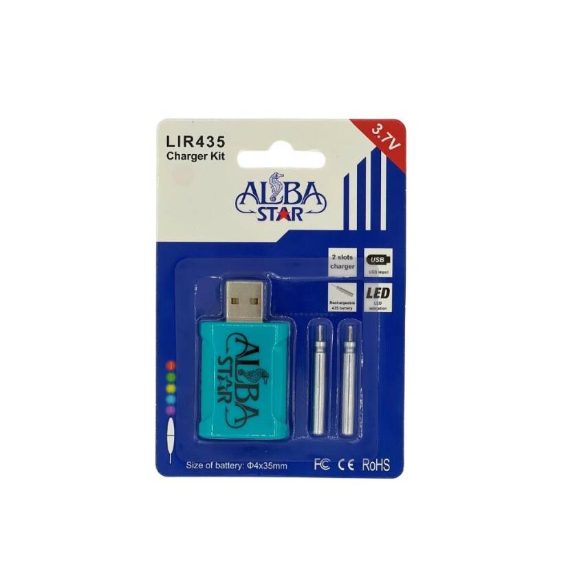 Albastar Olta Ucu Işığı +2 battery Pili Şarj Kiti - 1