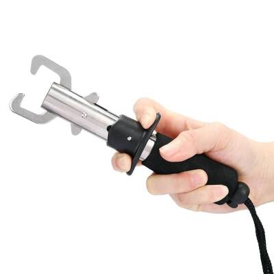 Bauer 18cm T Fish Grip Paslanmaz Çelik Balık Tutucu - 4