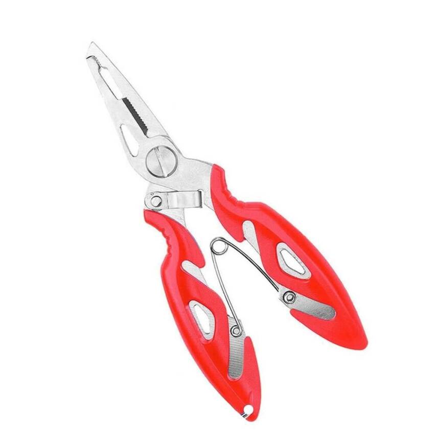 Bauer Balıkçı Pensesi - Kırmızı (Kitlenebilir Model) - 1