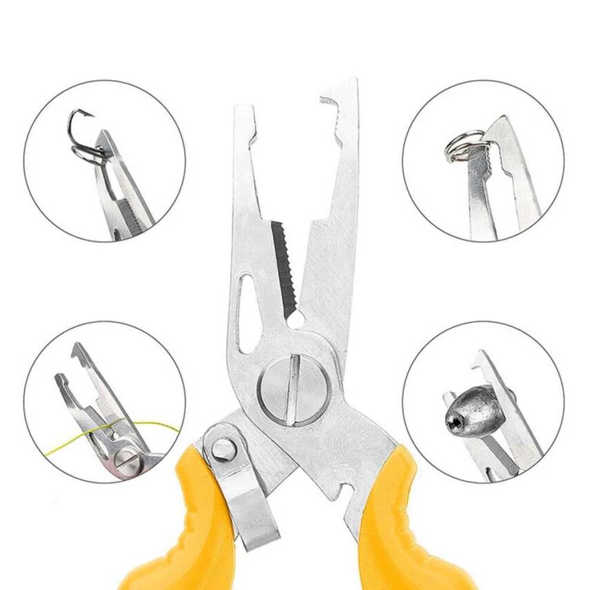 Bauer Balıkçı Pensesi - Sarı (Kitlenebilir Model) - 2