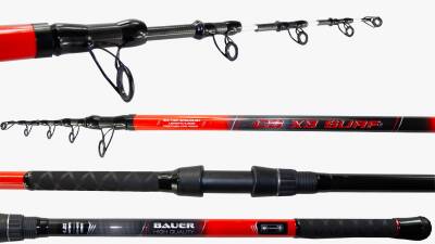 Bauer CS X3 420cm 100-400gr Teleskopik Surf Olta Kamışı - 2