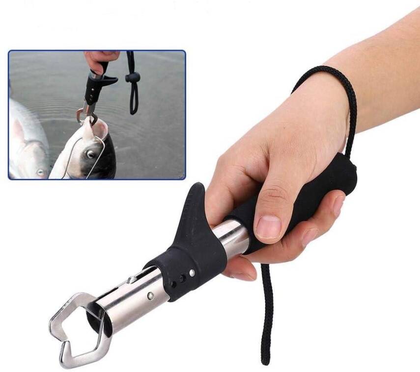 Bauer 24cm Fish Grip Paslanmaz Çelik Balık Tutucu  - 2