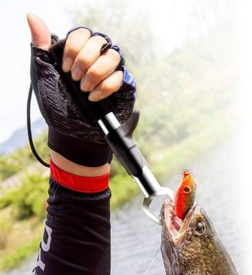 Bauer 24cm Fish Grip Paslanmaz Çelik Balık Tutucu  - 3