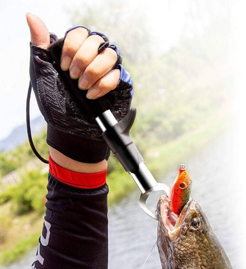 Bauer 24cm Fish Grip Paslanmaz Çelik Balık Tutucu  - 3