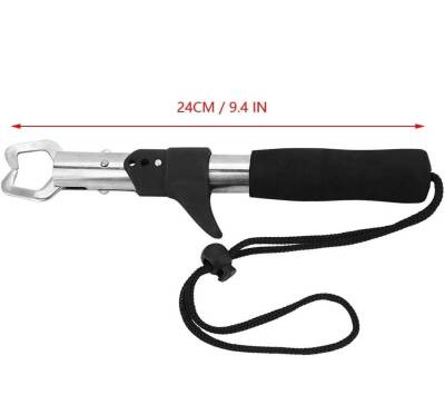 Bauer 24cm Fish Grip Paslanmaz Çelik Balık Tutucu  - 4