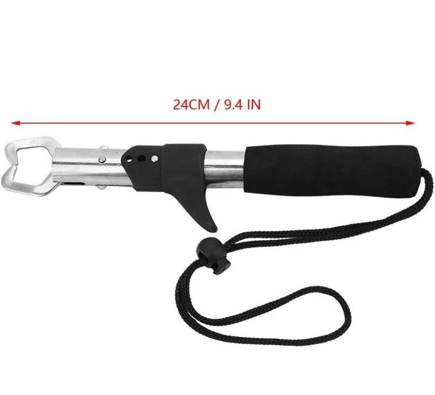 Bauer 24cm Fish Grip Paslanmaz Çelik Balık Tutucu  - 4