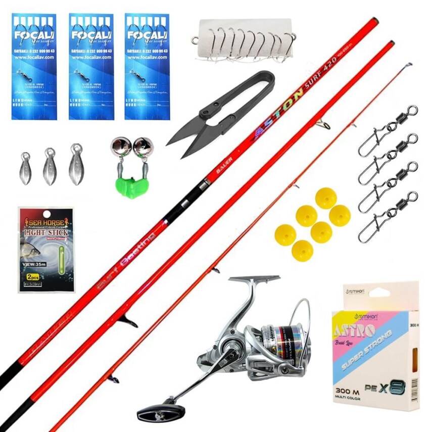 Bauer Furia Aston Tam Takım Üst Segment Surf Olta Seti - 1