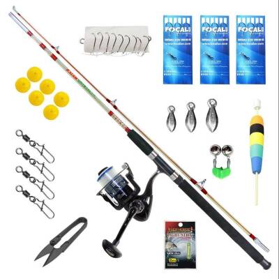 Bauer Tam Takım Tekne Bot Olta Seti - Bauer Crystal 150cm Vortex 6000