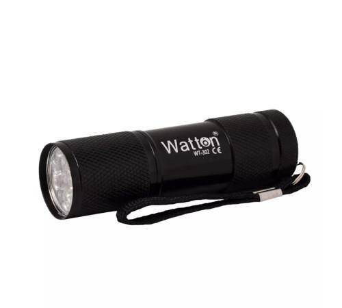 Black Watton WT-302 9 Led Mor Işık El Feneri - 2