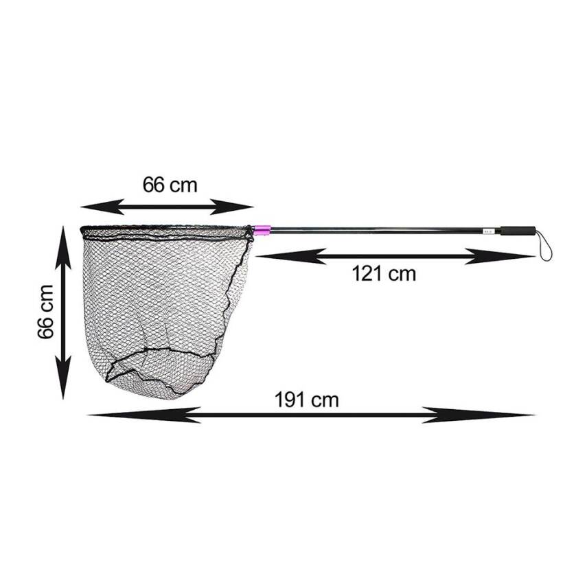 Captain 6783 Tek Parça 120cm Alüminyum Saplı 70x60cm Rubber Tor Kepçe - 1