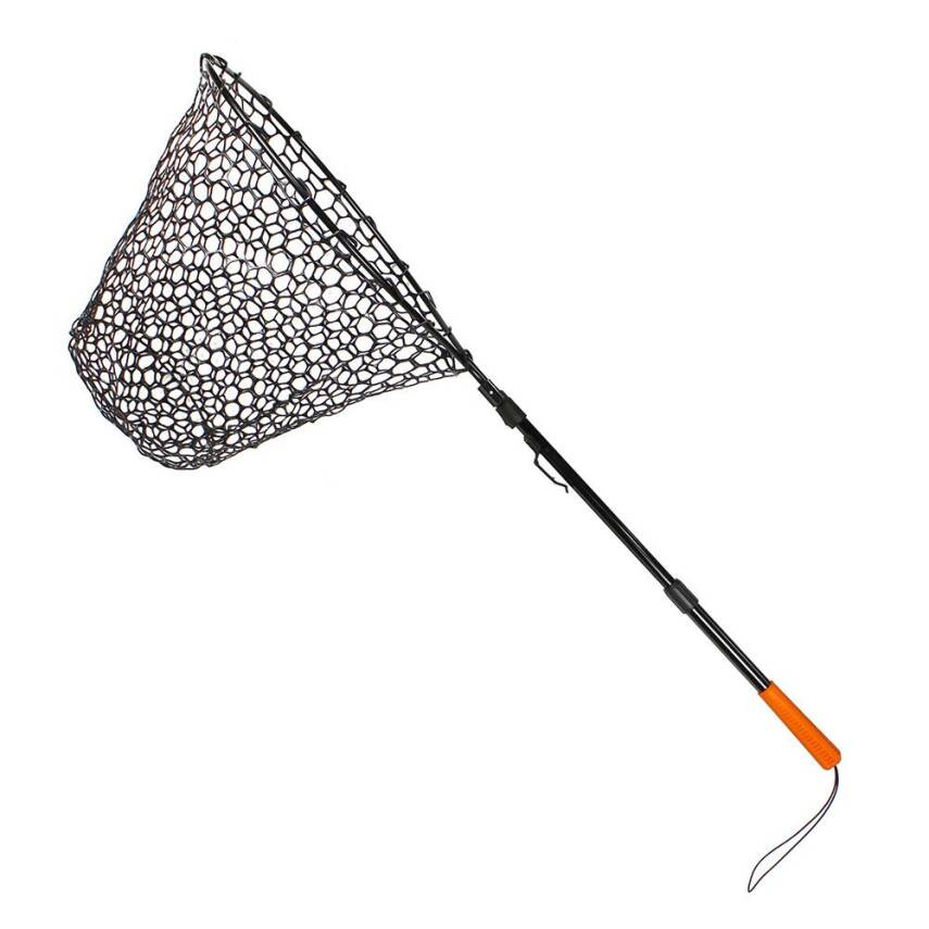 Captain 6786 Teleskopik 125cm Alüminyum Saplı 46x42cm Rubber Tor Kepçe - 1