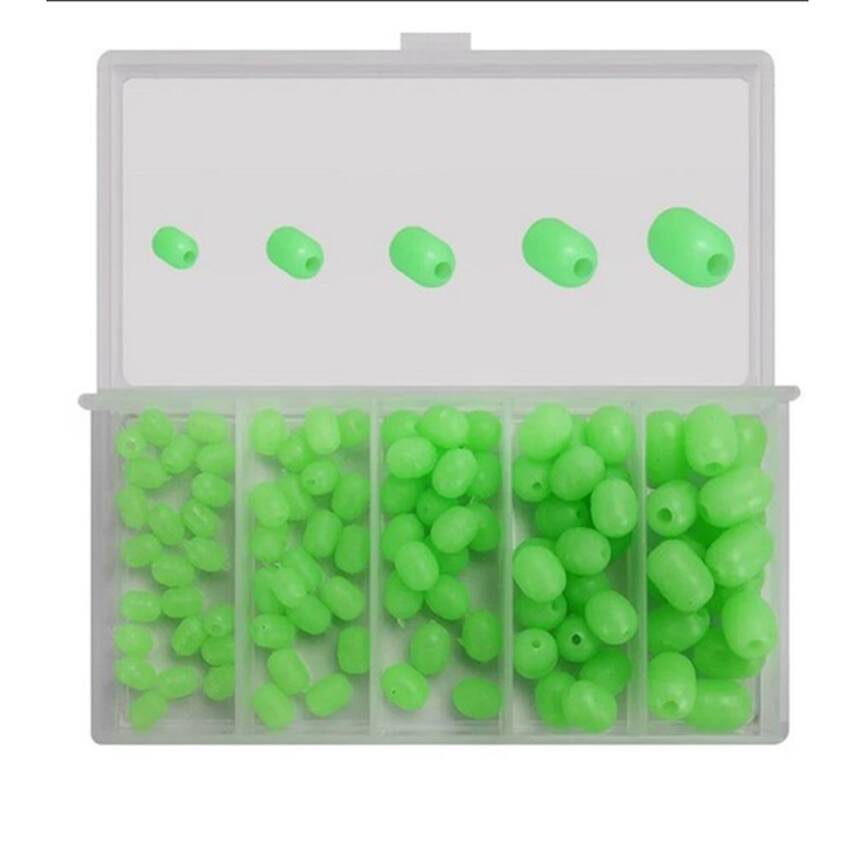 Captain 7660 Silikon Boncuk Seti Glow 100lü Kutuda - 1