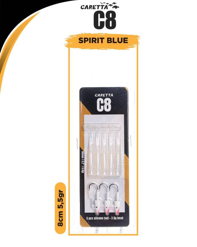 Caretta C8 8cm 5.5gr Lrf Silikon Yem   - 4