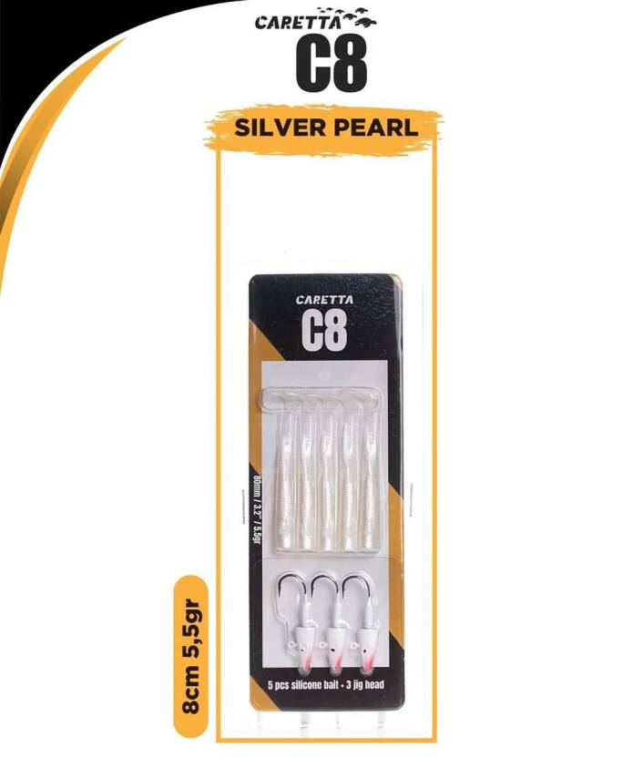 Caretta C8 8cm 5.5gr Lrf Silikon Yem   - 12