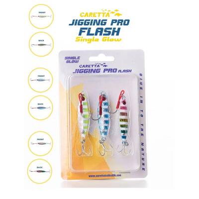 Caretta Jigging Pro Flash Single Glow Jig Yem - 2