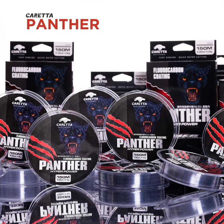 Caretta Panther 150mt Fluorocarbon Coating Misina  - 1