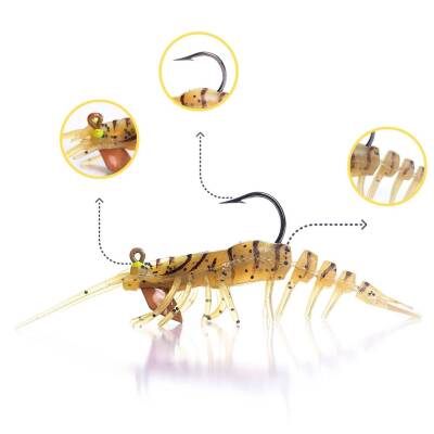 Caretta Sakura Shrimp 76mm 6,5gr Silikon Karides - 6