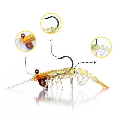 Caretta Sakura Shrimp 76mm 6,5gr Silikon Karides - 9