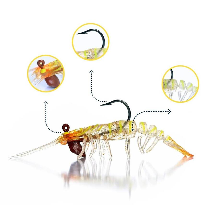 Caretta Sakura Shrimp 76mm 6,5gr Silikon Karides - 9