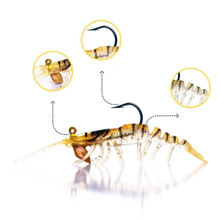 Caretta Sakura Shrimp 76mm 6,5gr Silikon Karides - 10