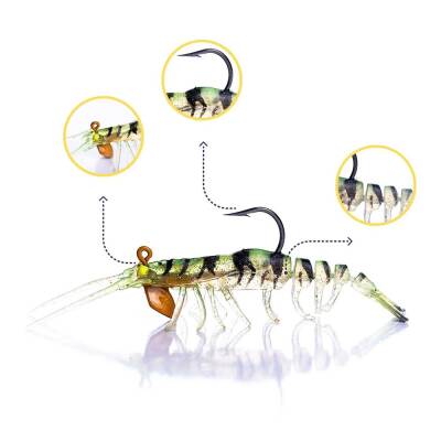 Caretta Sakura Shrimp 76mm 6,5gr Silikon Karides - 11