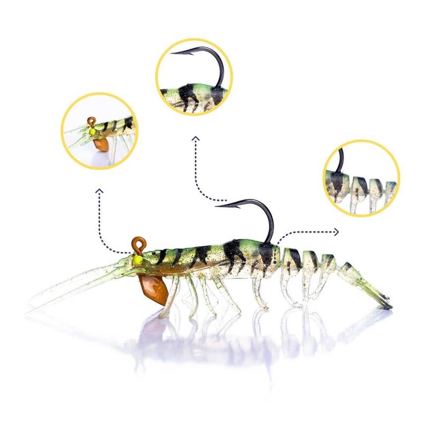 Caretta Sakura Shrimp 76mm 6,5gr Silikon Karides - 11