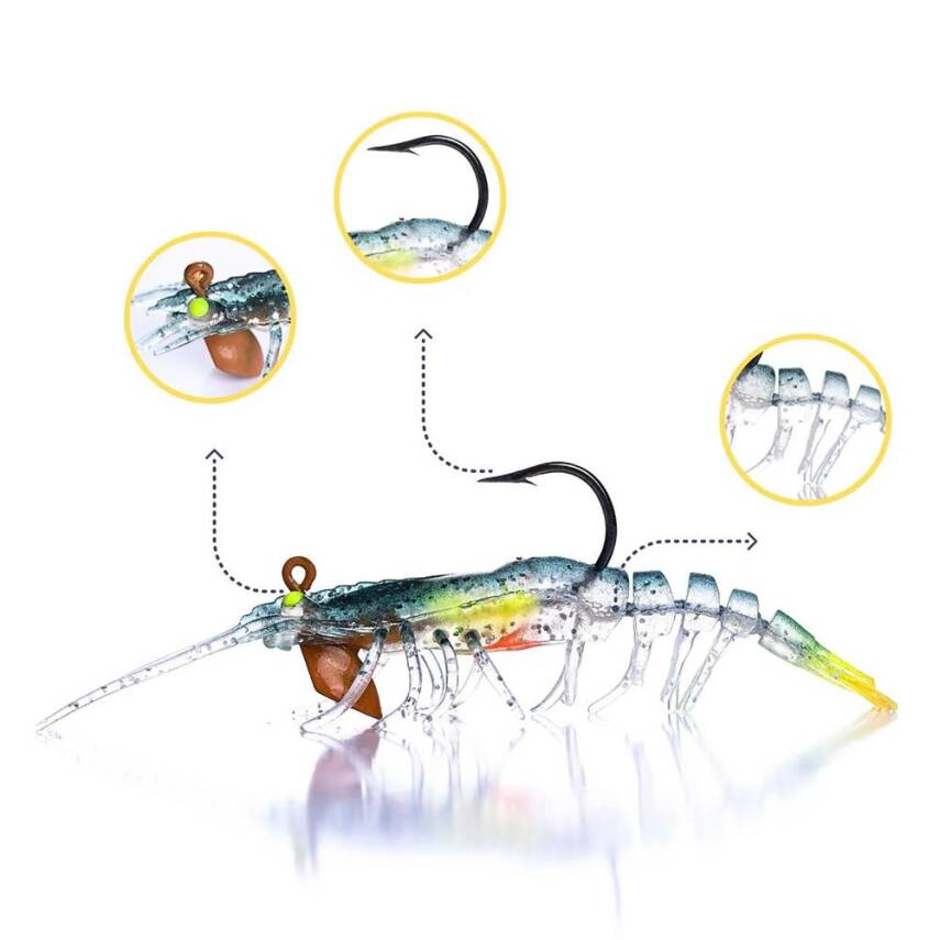 Caretta Sakura Shrimp 76mm 6,5gr Silikon Karides - 12